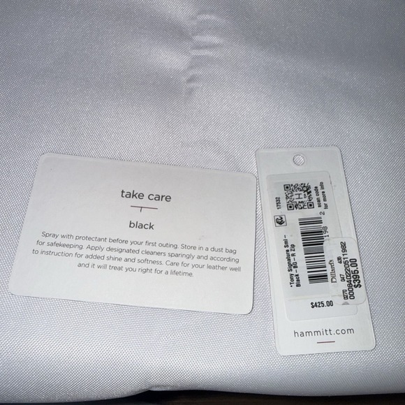 Hammitt VIP Sml Black Brushed Gold Red Zip Leather Clutch Crossbody Bag Purse - Picture 11 of 16